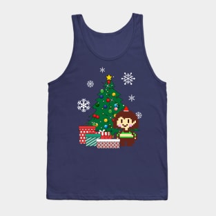 Chara Around The Christmas Tree Undertale Tank Top